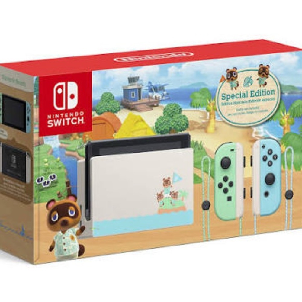 Nintendo Switch Animal Crossing Edition - +